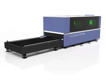 Fiber Laser Cutting Machine, VF3015H  Fully Enclosed Fiber Laser Cutter with Shuttle Table