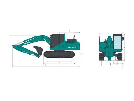 Medium Excavator, SWE135E-3H