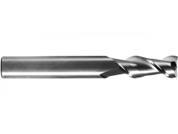A-S2/SS2/SL2  Solid Carbide End Mill for Aluminum Alloy Machining - Square End - 2 Flutes