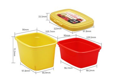 IML Plastic Food Container, CX107