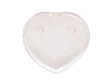 330ml IML Box with Lid, Heart Shape, CX049