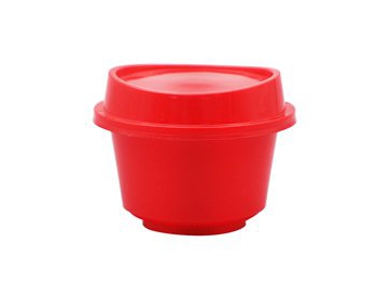80ml IML Portion Cup with Lid, Red Color, CX010