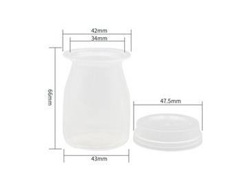 90ml IML Plastic Bottle with Lid, CX006A