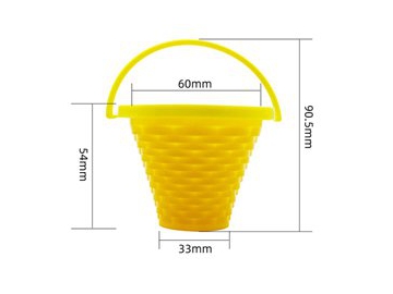 80ml IML Plastic Bucket with Handle, CX032