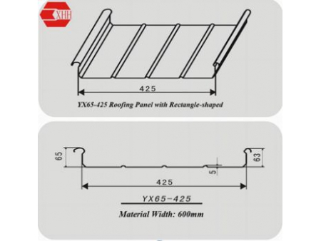 YX65-400-425 Standing Seam Roofing Machine