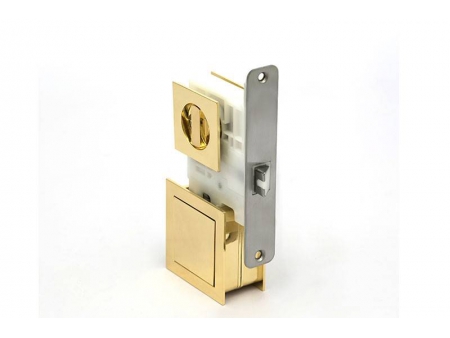 Flush Pull Mortise Lock with Thumbturn