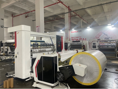Self-Adhesive Paper/Film Slitting Rewinding Machine, ZTM-K