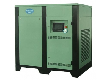 Two-Stage Rotary Screw Air Compressor, with Permanent Magnet Motor