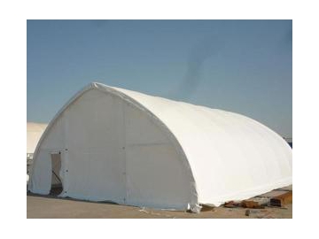 Dome and Container Shelter