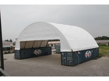 Dome and Container Shelter