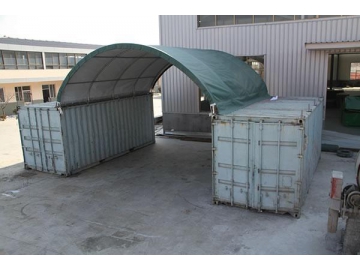 Dome and Container Shelter