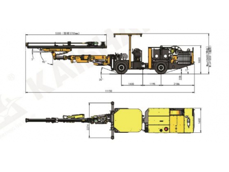 Hydraulic Tunneling Drilling Rig, KJ211