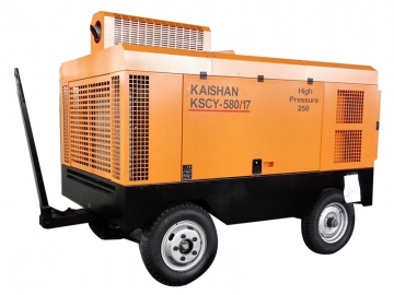 Diesel Portable Screw Air Compressor, KSCY