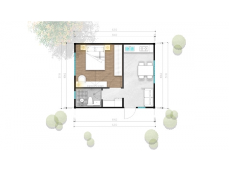 Prefabricated Garden Houses, 48/60/72 Series