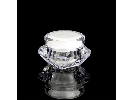 Square Plastic Cream Jar, SP-205