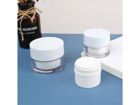 Square Plastic Cream Jar, SP-205