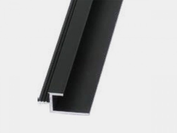 Aluminum Continuous Cabinet Door Handle, L-shaped Section Manufacturer