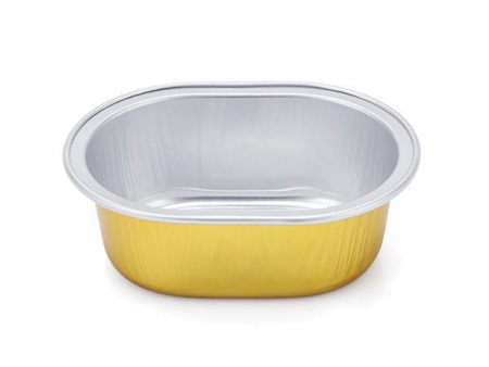 Oval Smoothwall Aluminum Foil Container