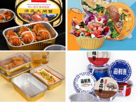 Special Shape Sealable Aluminum Foil Container
