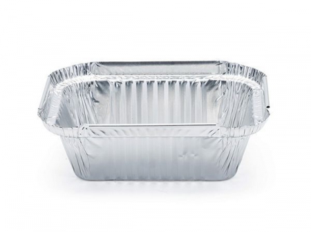 Rectangular Wrinklewall Aluminum Foil Container, L rim