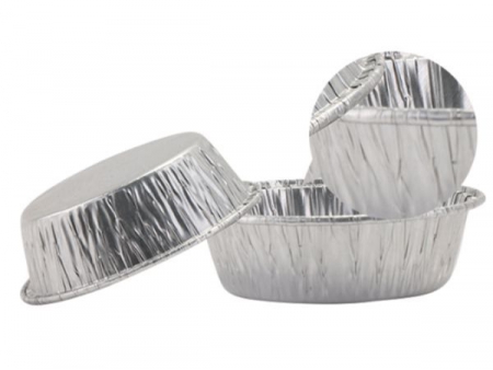 Round Wrinklewall Aluminum Foil Container, G rim