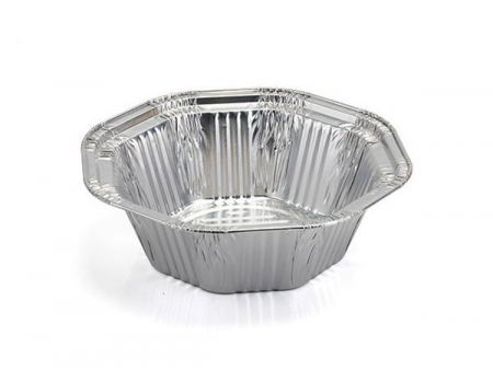 Special Shape Wrinklewall Aluminum Foil Container