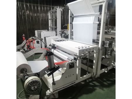 Automatic Ribbon-Through Garbage Bag Making Machine