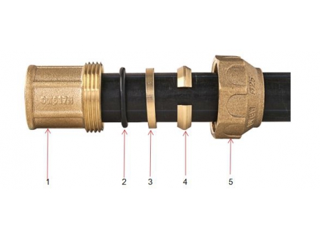 HS130 - Heavy Duty Brass Compression Fittings