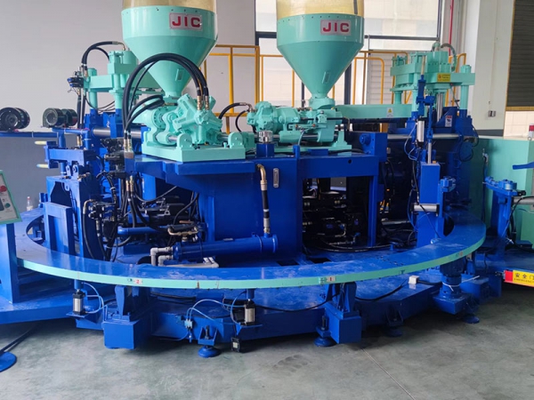 Two Color TPE Shoe Cover Injection Molding Machine | JIC MACHINE | ETW