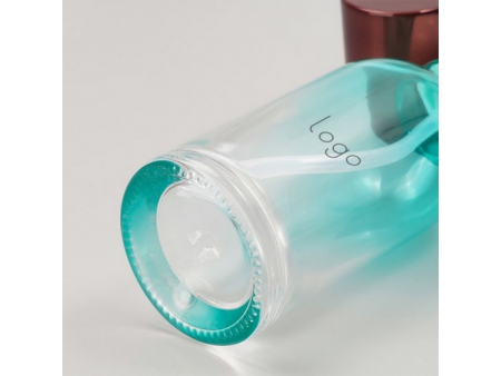 Oval Shoulder Glass Bottle, Glass-LK