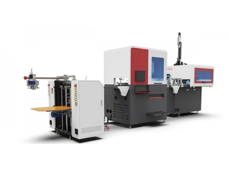 Intelligent 2-in-1 Rigid Box Making Machine(60-70 pcs/min), LY-HB3000CZ