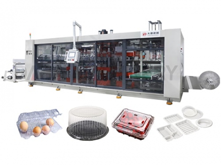 Positive and Negative Pressure Plastic Thermoforming Machine, DB-680/420