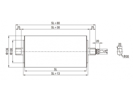 DM138  AC Drum Motor