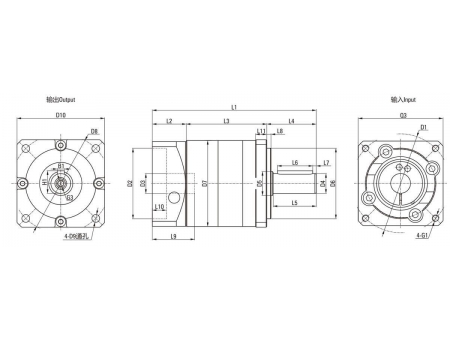 AF   Helical Gear Planetary Gearbox