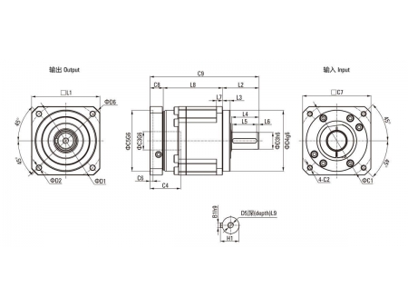 ZB  Helical Gear Planetary Gearbox