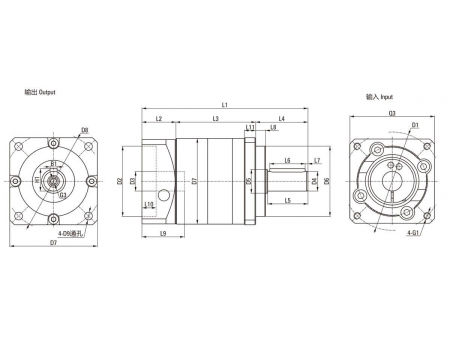 ZBF  Helical Gear Planetary Gearbox