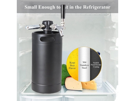 4L Single Wall Keg with CO₂ Dispensing Head