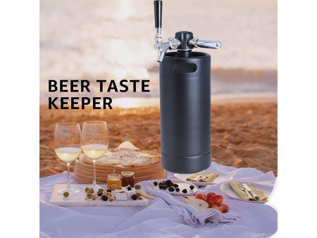 4L Single Wall Keg with CO₂ Dispensing Head