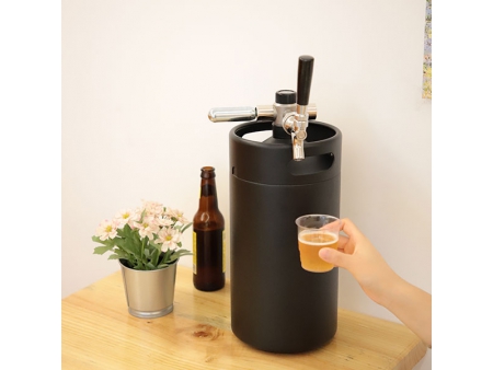 4L Double Wall Keg with CO₂ Dispenser