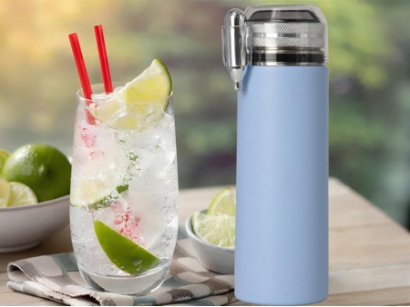 750ml Portable Stainless Steel Vacuum Sparkling Water Maker