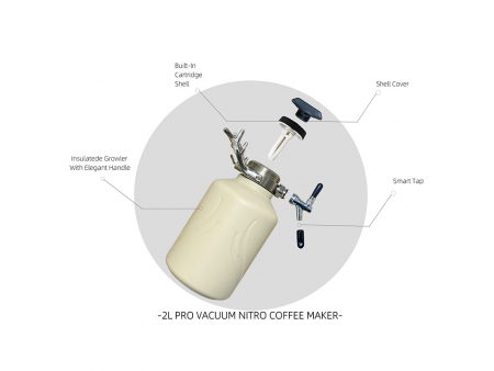 2L Pro Vacuum Nitro Coffee Maker