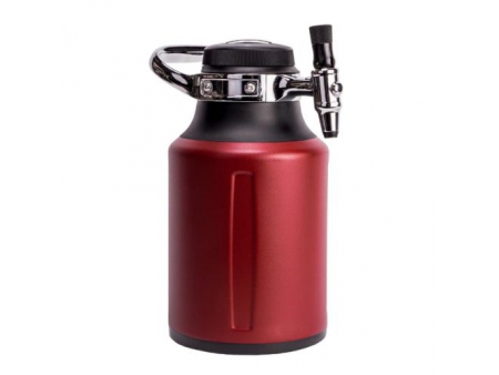 1.9L Double Wall Vacuum Insulated Growler with CO2 Draft System