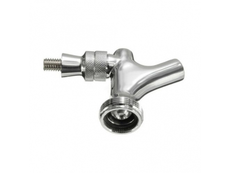 Polished Stainless Steel Beer Faucet