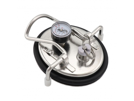 Stainless Steel Corny Keg Gauge Lid