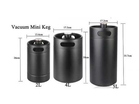 4L Single Wall Keg with CO₂ Dispensing Head