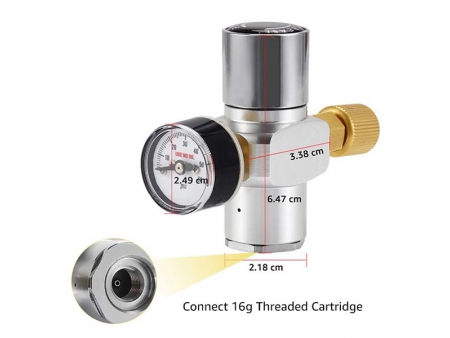 BP02 Mini CO₂ Regulator for 3/8