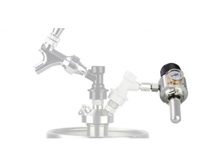 60 PSI Commercial CO2 Gas Pressure Regulator for 3/8