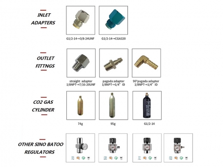 BP20 Commercial CO₂ Regulator for 3/8