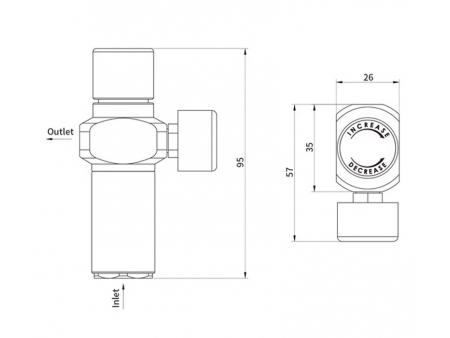 BP04 Professional Adjustable CO₂ Dual Stage Regulator, for Laboratory, Wine Preservation, Pest Control and Welding