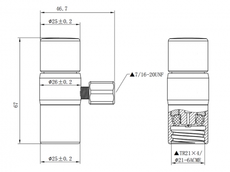 BP15 0~8PSI Smart Build-in Draft Beer Dispensing CO₂ Regulator, Flow Rate up to 8L/min